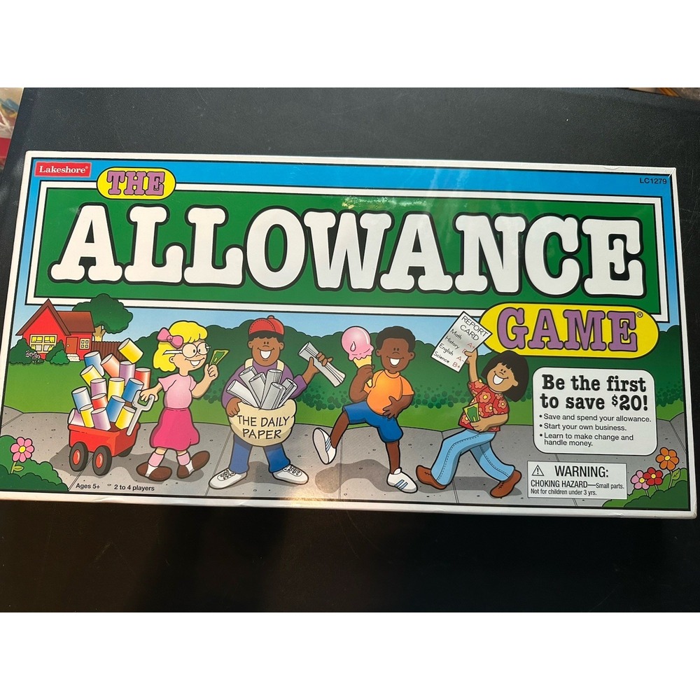 Allowance Game By Lakeshore Learn How To Earn, Save, & Spend Money - NEW Sealed